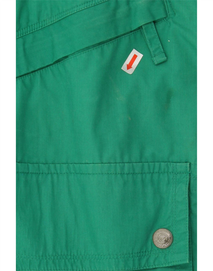 VINTAGE Mens Utility Jacket UK 36 Small Green Polyester Vintage Vintage and Second-Hand Vintage from Messina Hembry 
