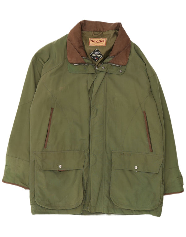 Schoffel Giacca da caccia da uomo in Gore-Tex UK 44 2XL Khaki Army