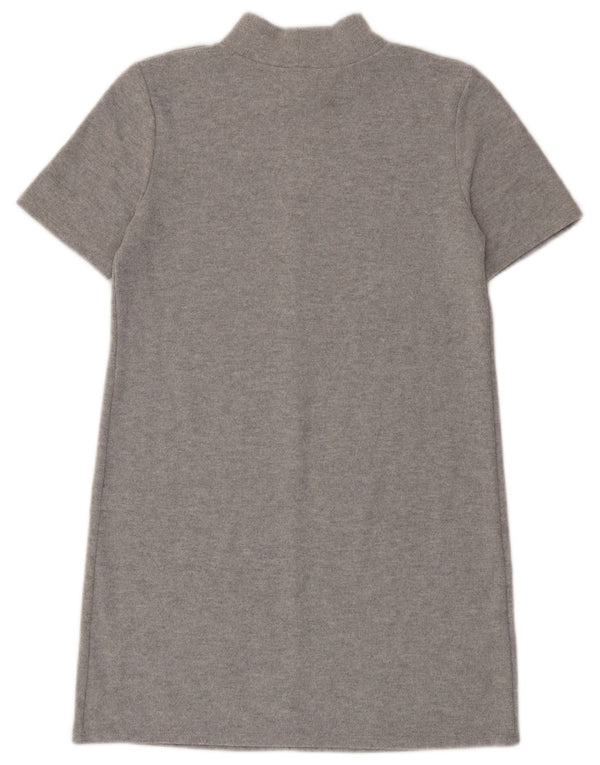 Abito a trapezio da donna Zara UK 12 Grigio medio