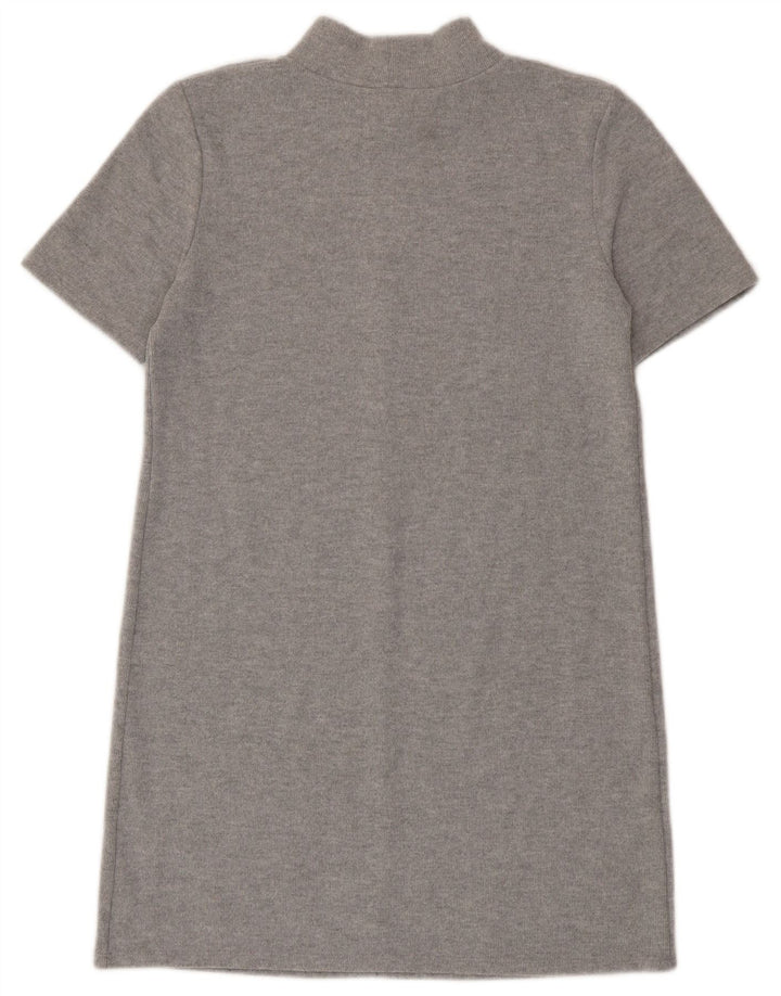 Abito a trapezio da donna Zara UK 12 Grigio medio
