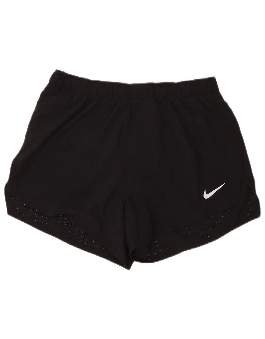 Pantaloncini sportivi Nike da donna Dri Fit UK 14 medio nero poliestere
