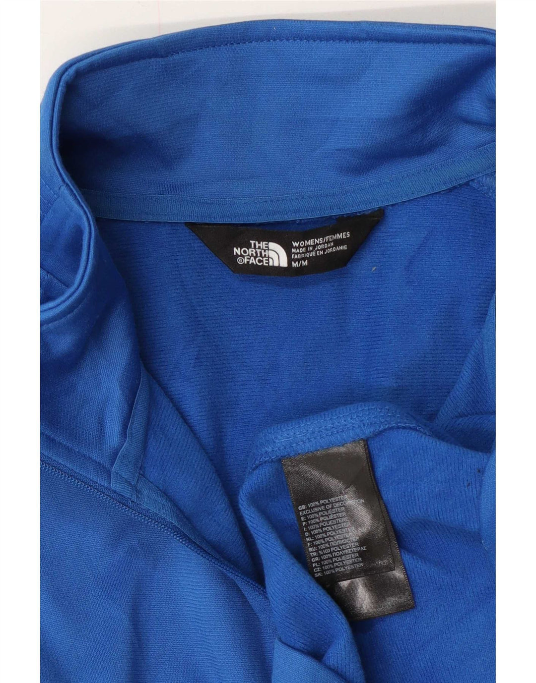 Top da tuta pullover con zip e collo da donna The North Face UK 14 Blu medio