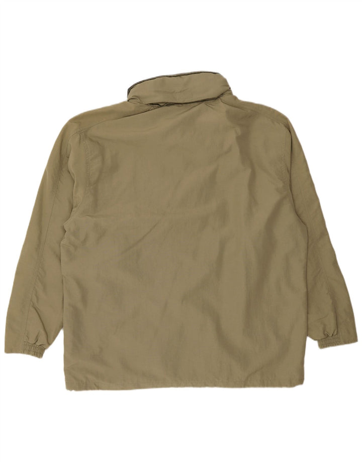 Giacca antipioggia da uomo Diadora vestibilità ampia con cappuccio UK 38 Beige medio Poliammide