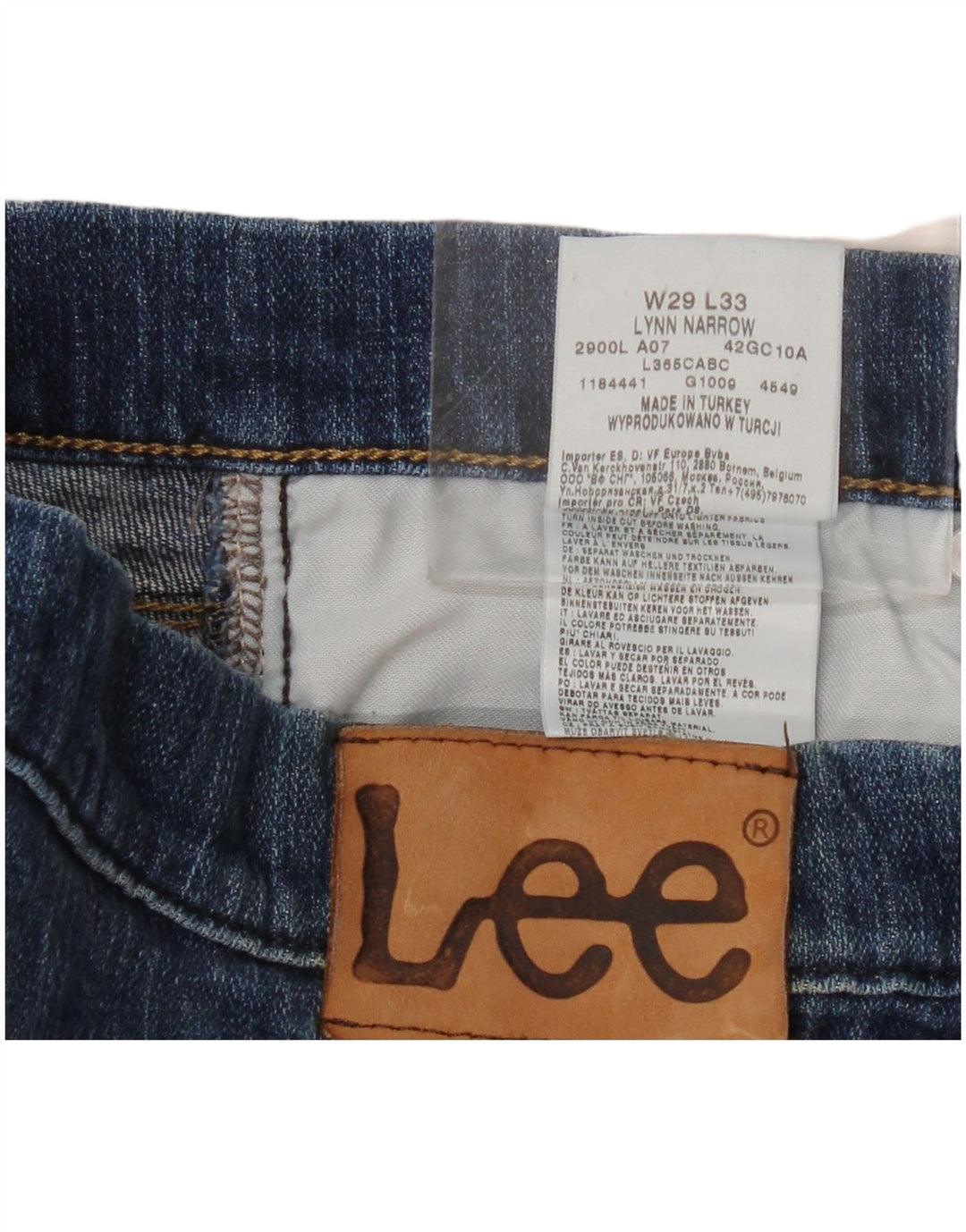 Jeans Lee Lynn stretti slim da donna W29 L29 cotone blu