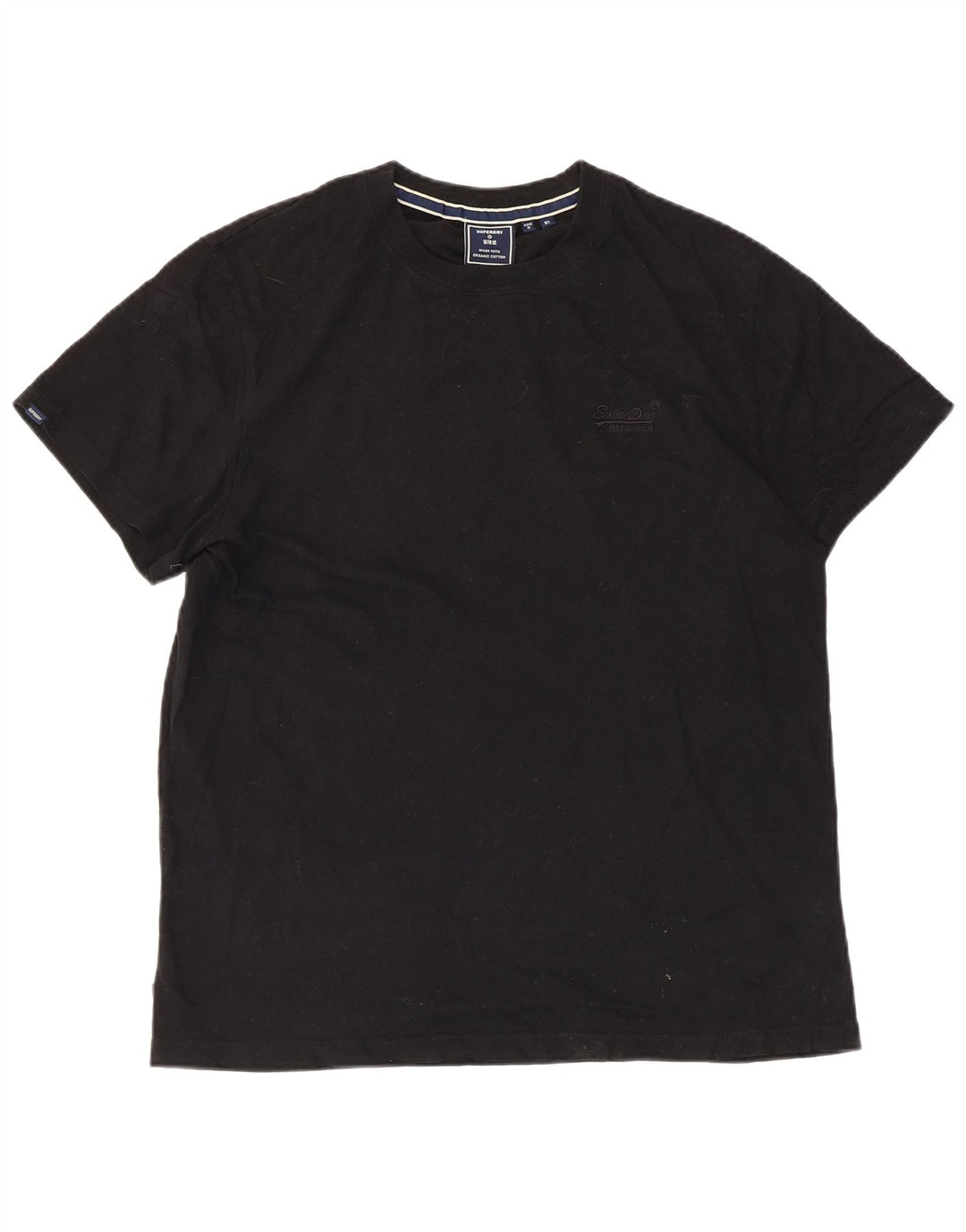 T-shirt da uomo Superdry Top XL in cotone nero