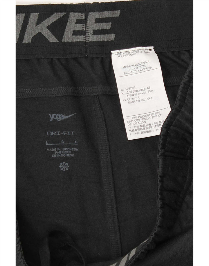 Pantaloni da tuta Nike Dri Fit da uomo, pantaloni da jogging, grandi, in poliestere chiazzato grigio