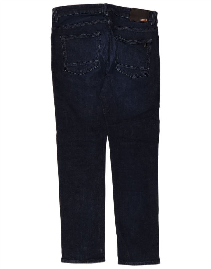 Jeans slim da uomo Delaware Hugo Boss W34 L31 Blu navy
