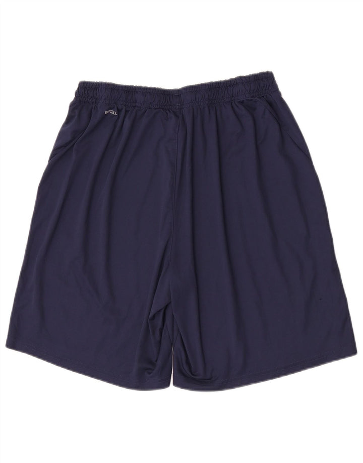 Pantaloncini sportivi da uomo Puma Large in poliestere blu navy