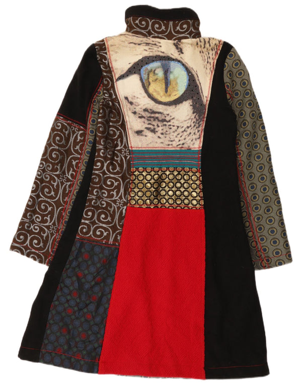 Soprabito da donna Desigual EU 42 Large Black Patchwork Wool