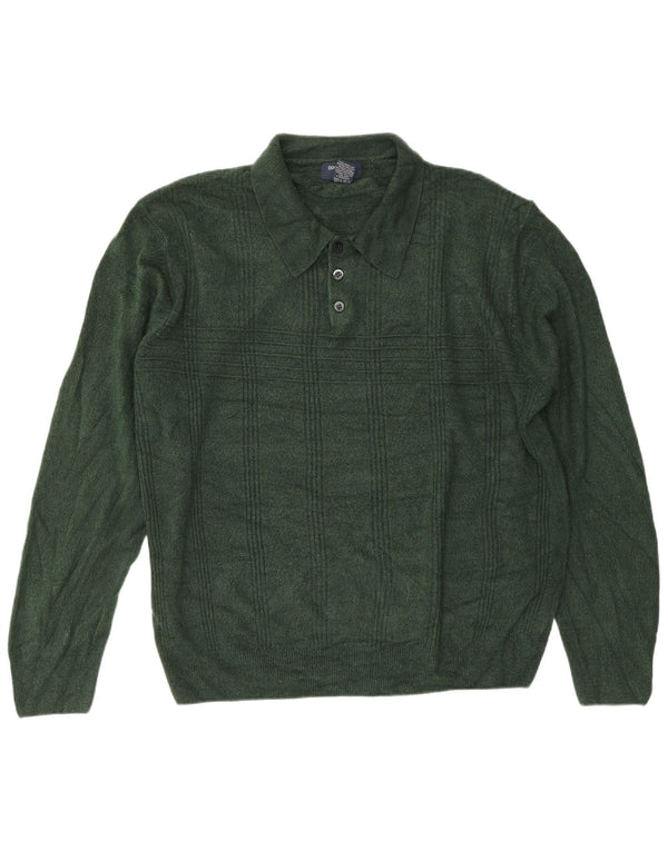 DOCKERS Maglione da uomo con collo alto XL verde acrilico