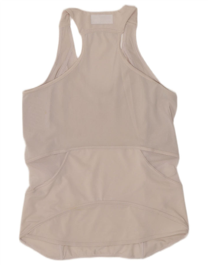 Canotta grafica Adidas Stella McCartney da donna IT 40 piccola bianca