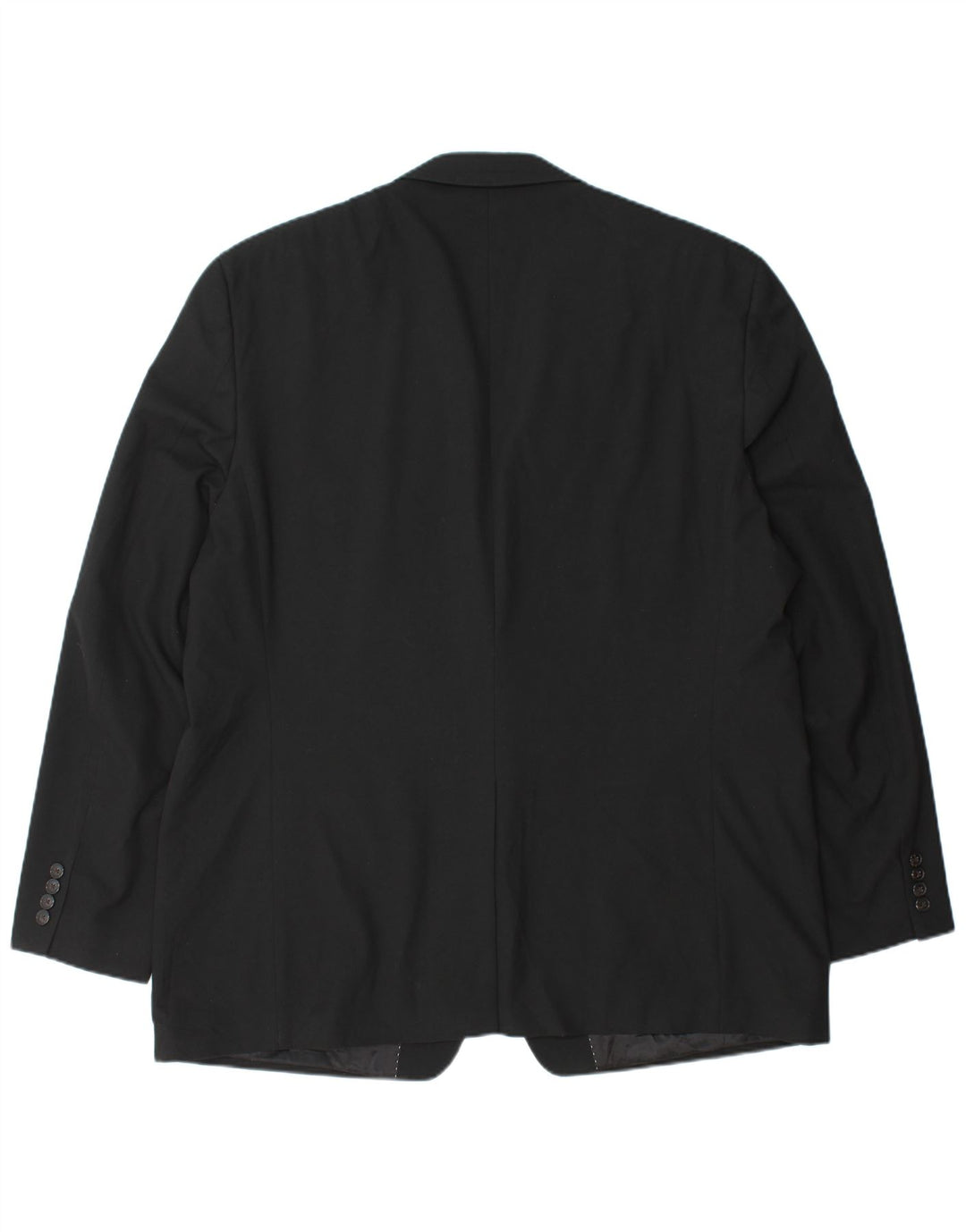 CHAPS Giacca blazer lunga da uomo a 2 bottoni UK 48 4XL Poliestere nero