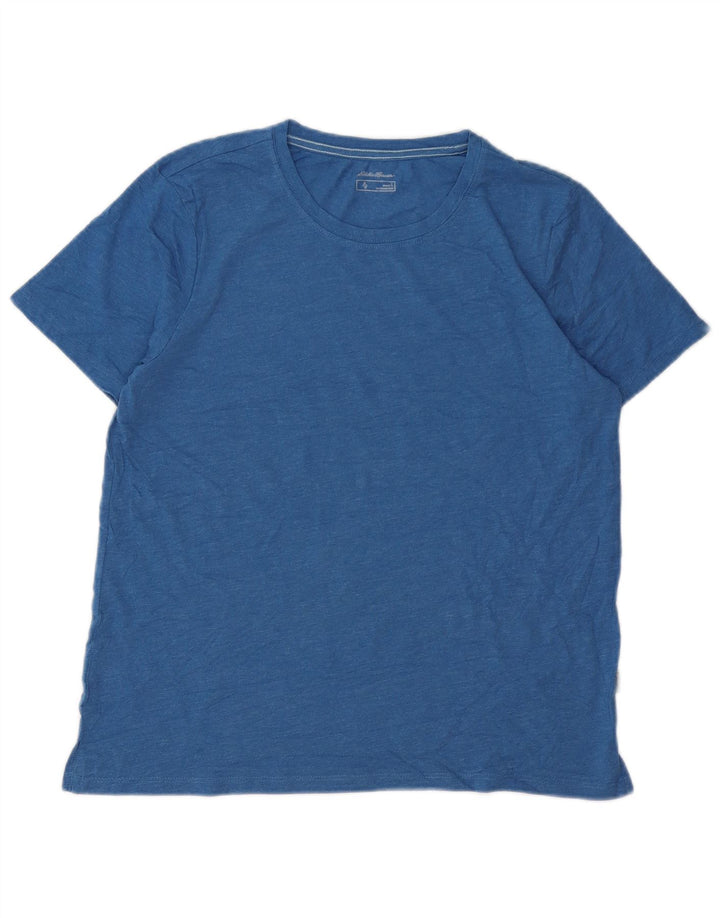 T-shirt da donna Eddie Bauer Top UK 16 grande cotone blu
