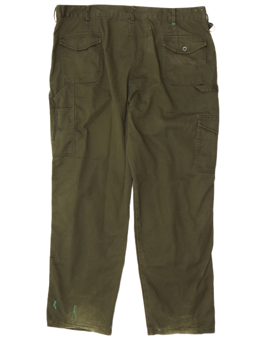 Pantaloni cargo dritti da uomo Dickies W44 L31 poliestere verde