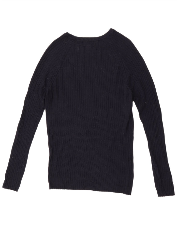 Maglione Zara da uomo con scollo a barca piccolo blu navy