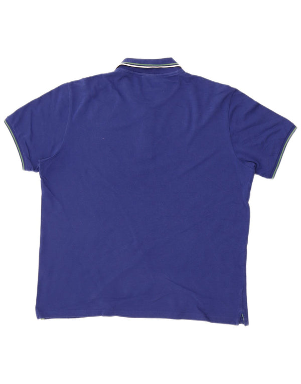 Polo da uomo Champion media blu navy