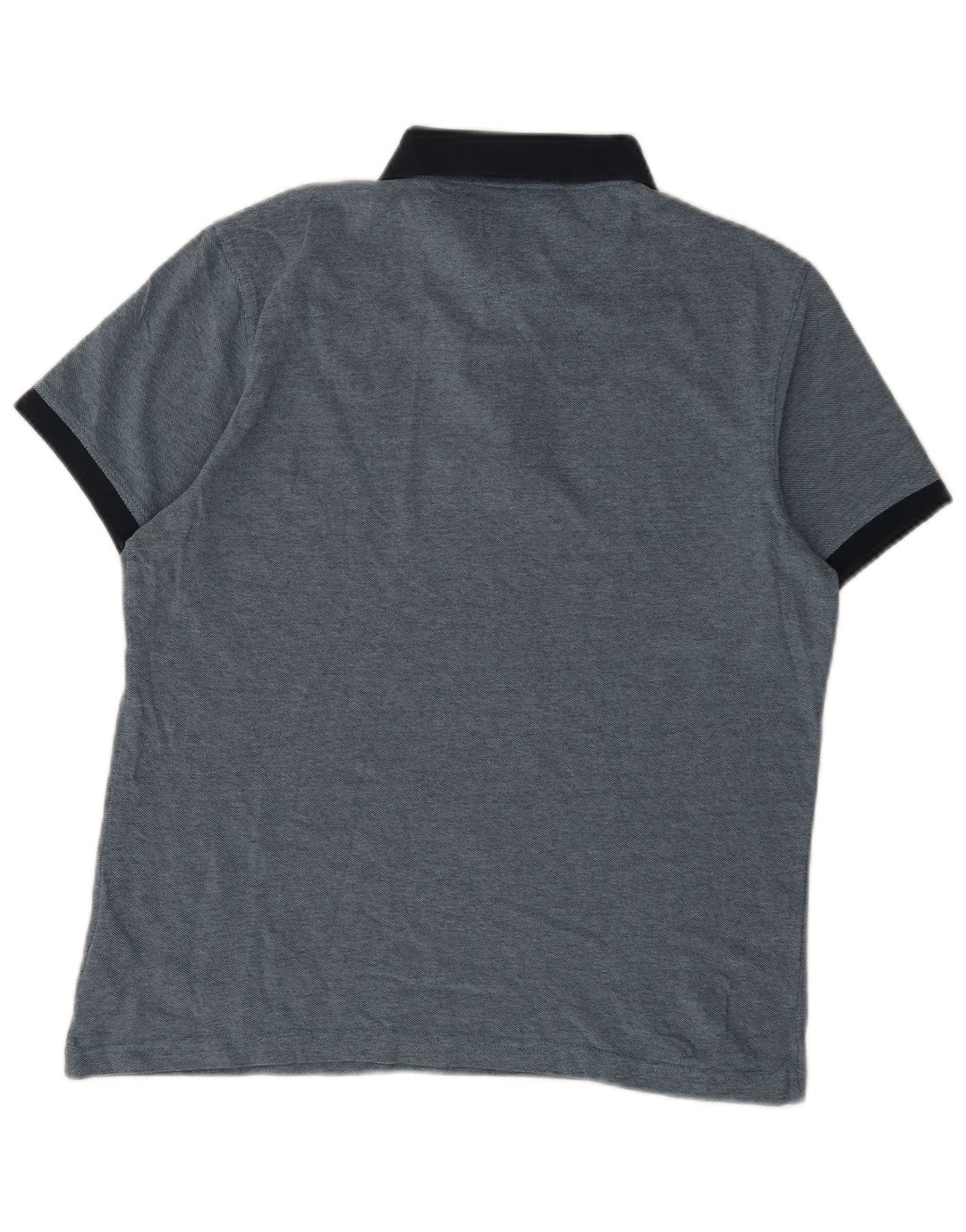 Polo da uomo Barbour grande in cotone color block blu navy