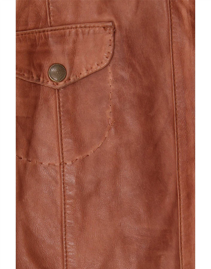 Giacca In Pelle Uomo Conbipel IT 50 Large Marrone