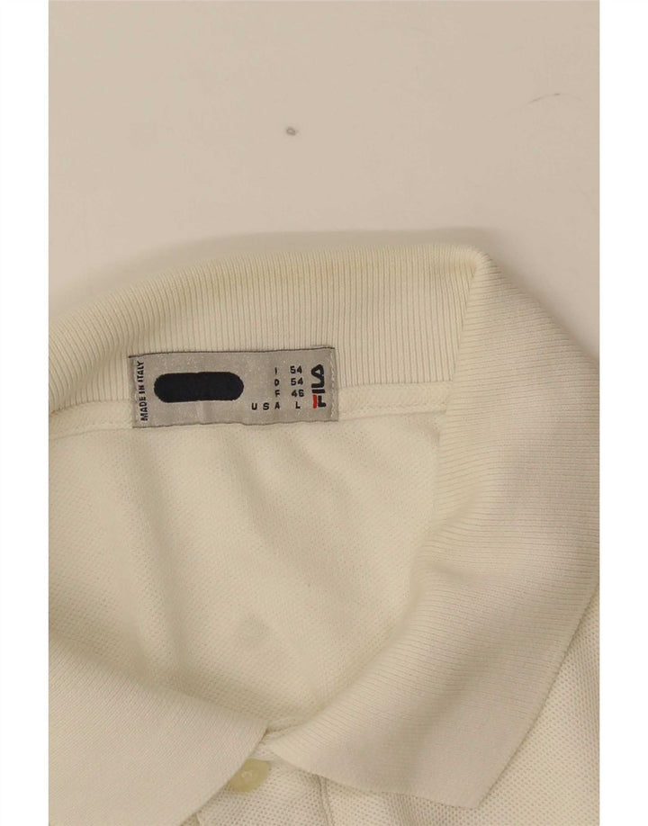 Polo da uomo Fila Large bianca
