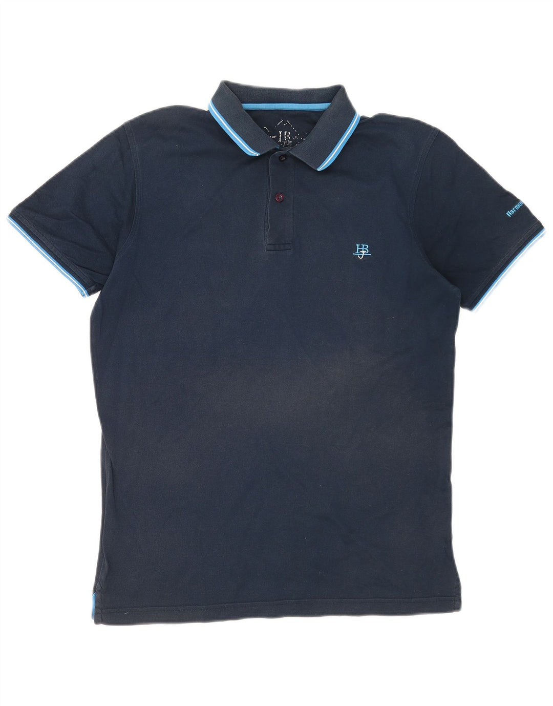 Polo da uomo Harmont & Blaine grande in cotone blu navy