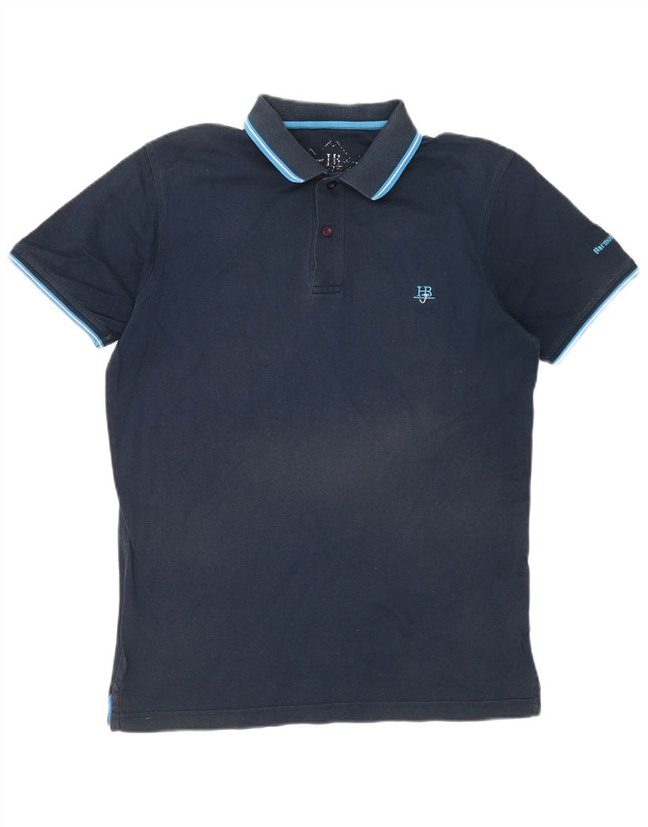 Polo da uomo Harmont & Blaine grande in cotone blu navy