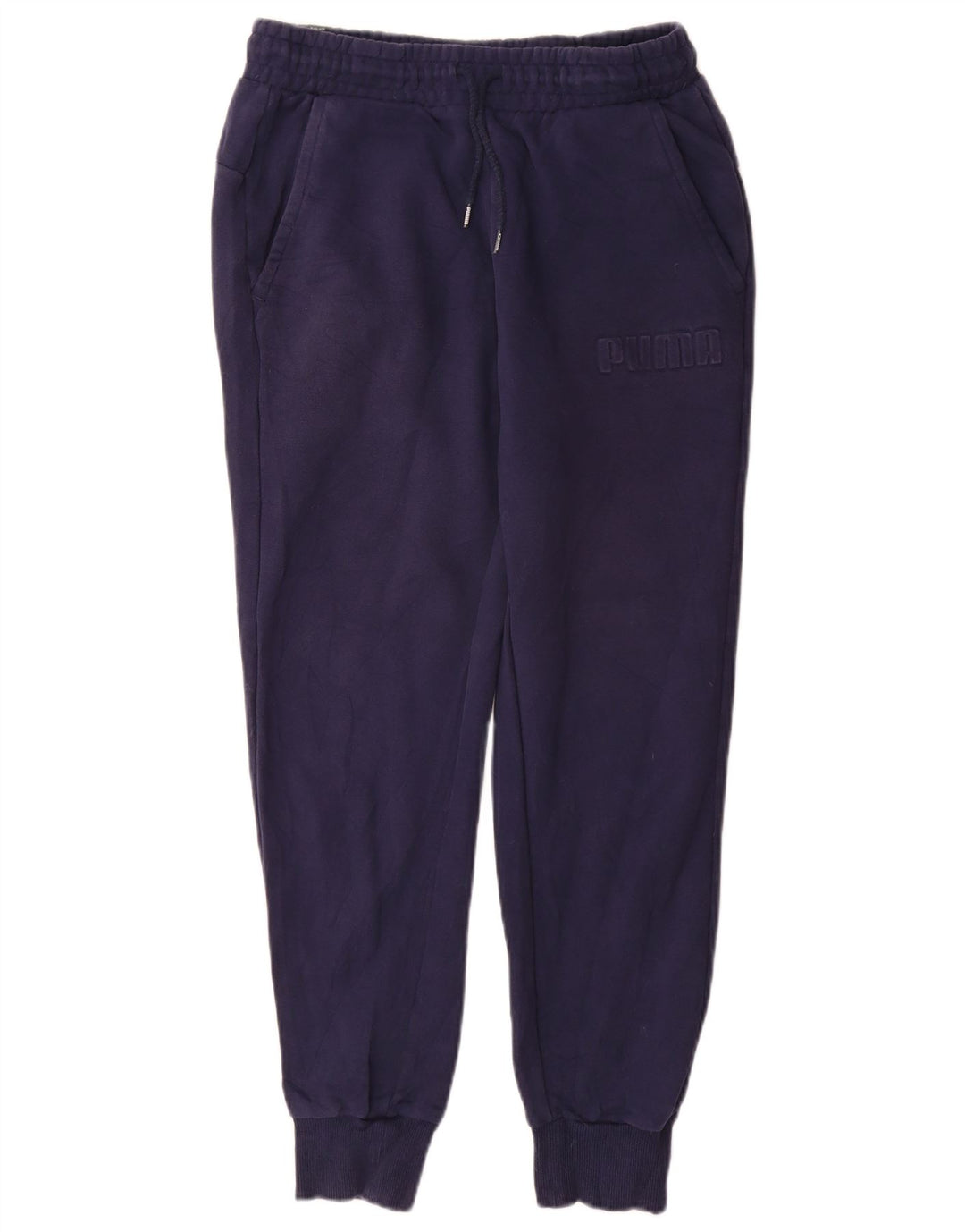Pantaloni da tuta da uomo PUMA Joggers piccoli in cotone blu navy
