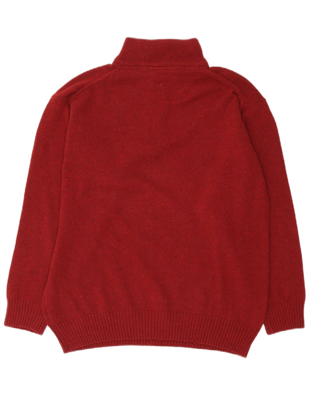 Maglione da uomo con zip e collo Murphy & Nye in lana bordeaux media
