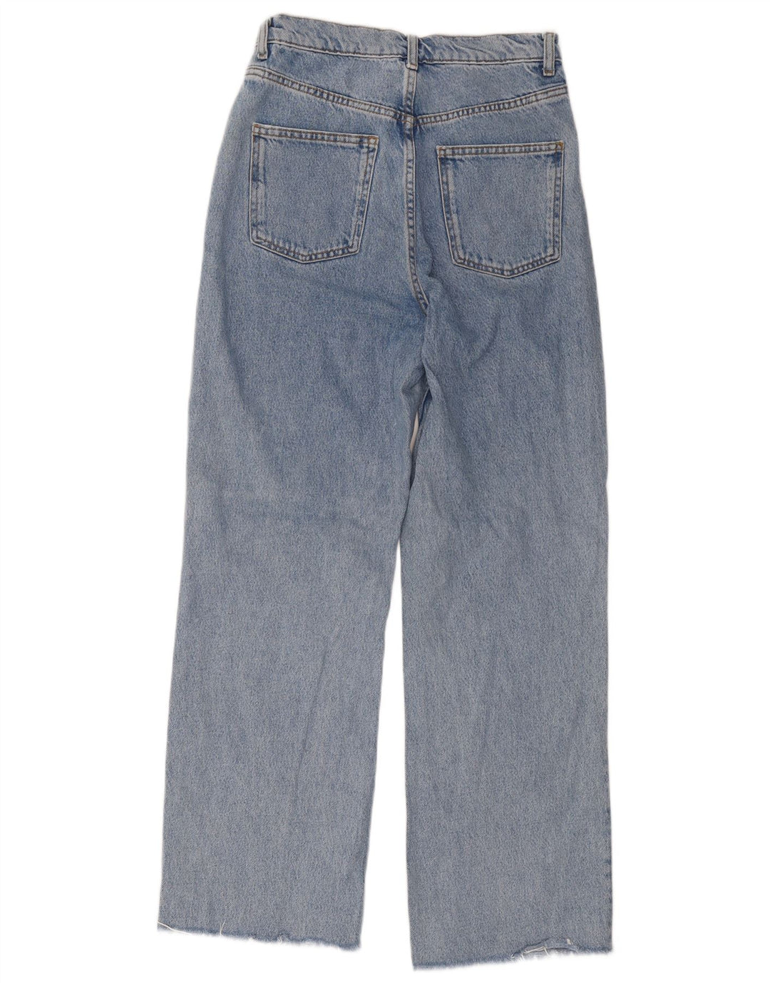 Jeans dritti da donna Zara EU 38 Small W28 L29 Cotone blu