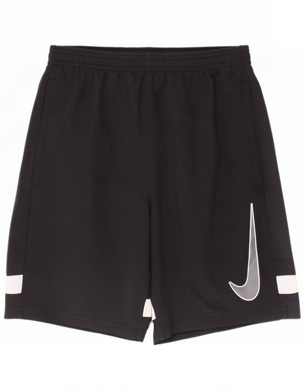 Pantaloncini sportivi Nike da ragazzo con grafica 12-13 anni Large Black Colourblock