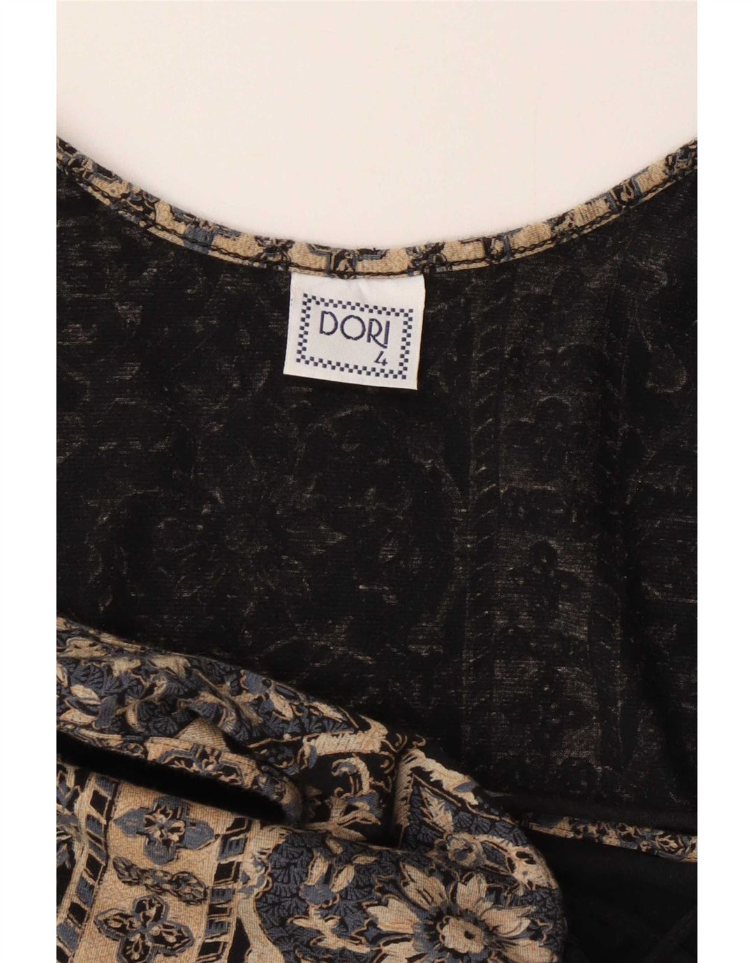Body vintage da donna US 4 piccolo floreale multicolore