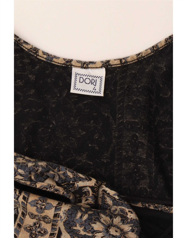 Body vintage da donna US 4 piccolo floreale multicolore