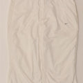 NIKE Womens Capri Tracksuit Trousers UK 16 Large  White Polyester Vintage Nike and Second-Hand Nike from Messina Hembry 