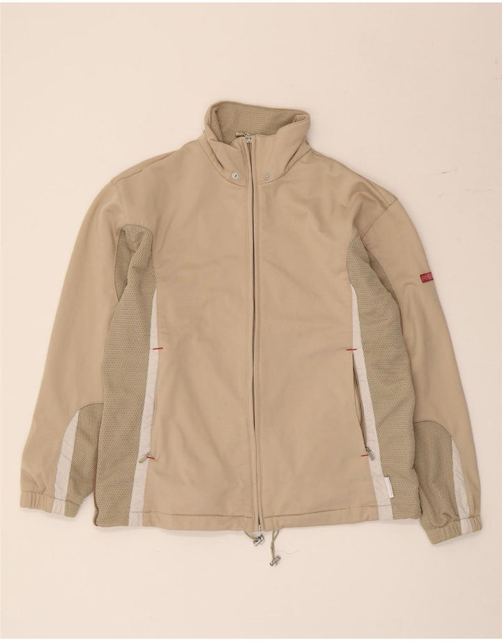 Giacca da tuta oversize da donna Diadora UK 10 Small Beige Colourblock