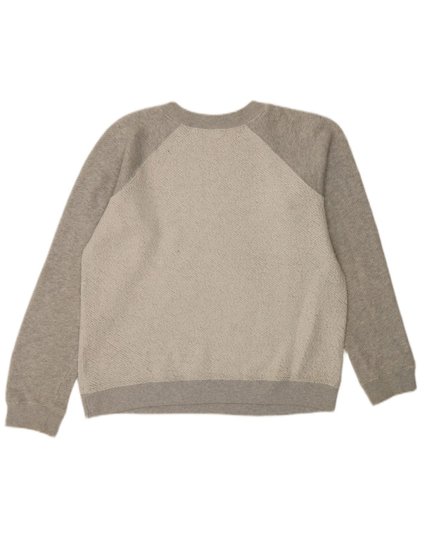 Felpa corta da donna Jack Wills UK 12 Cotone grigio medio