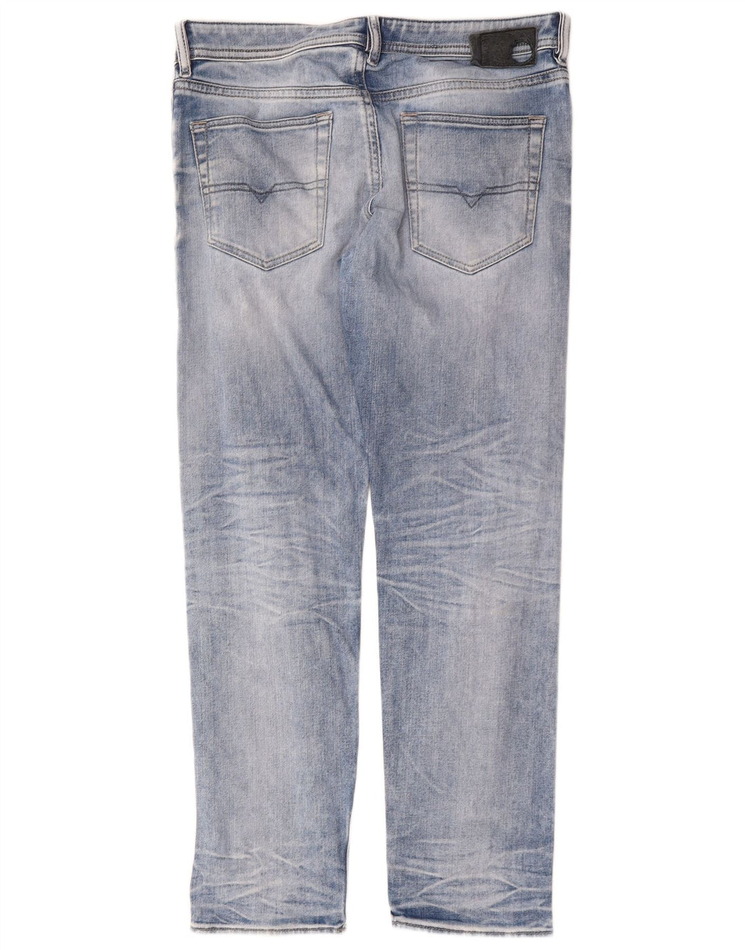 Jeans dritti da uomo Diesel W34 L30 cotone blu