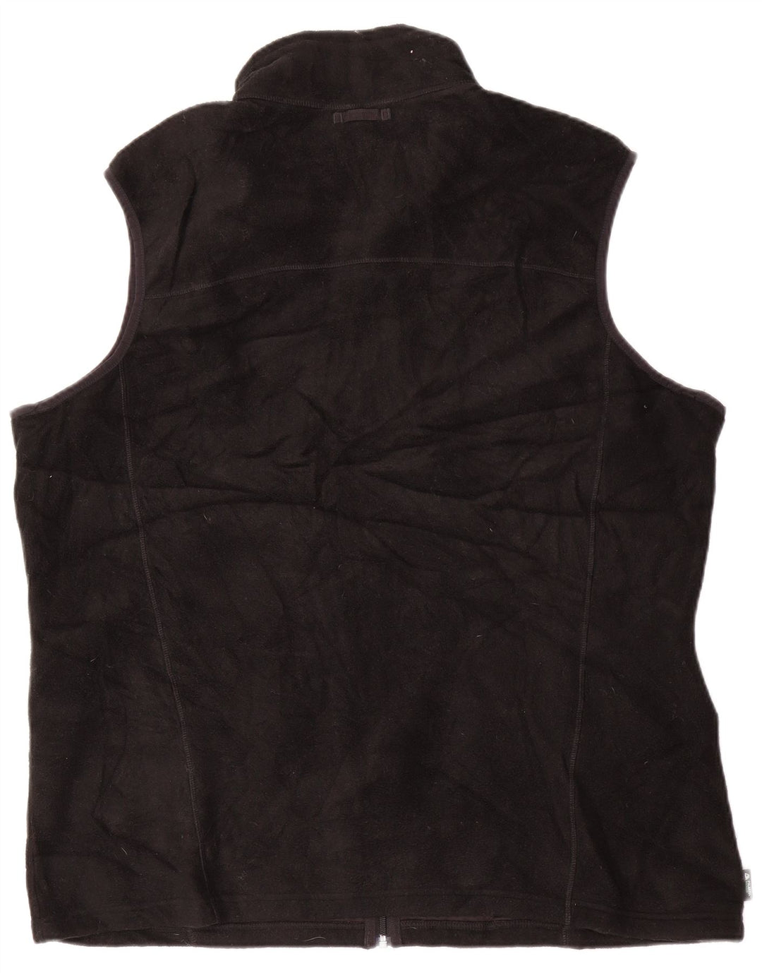 EDDIE BAUER Gilet da uomo in pile con fodera alta UK 42 XL Poliestere nero