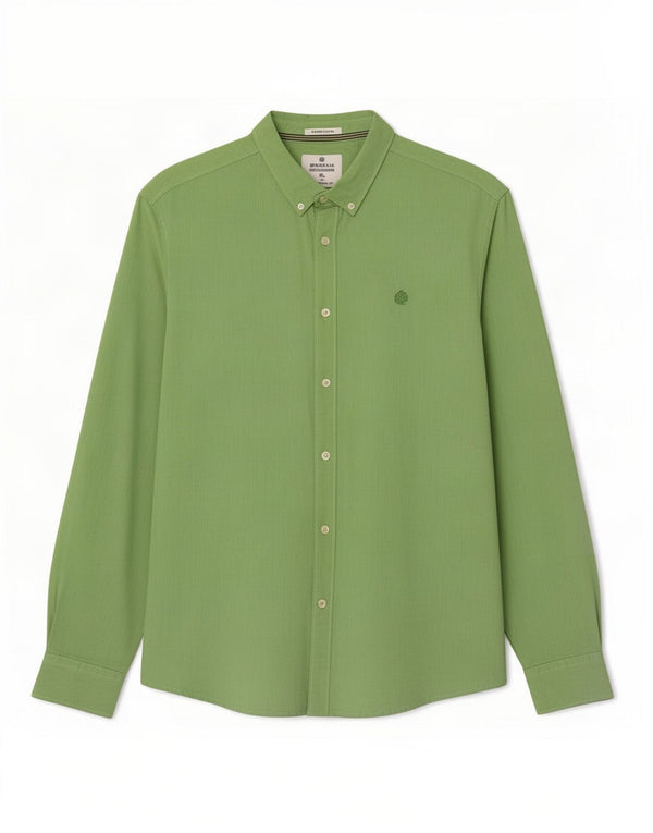 Camicia Springfield da uomo vestibilità regolare XL cotone verde