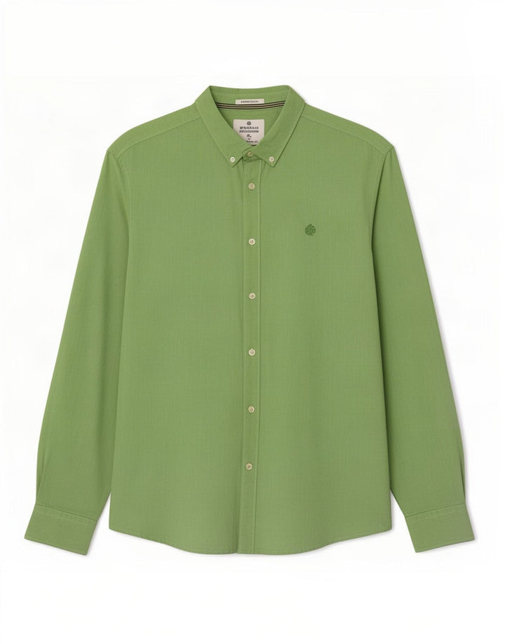 Camicia Springfield da uomo vestibilità regolare XL cotone verde