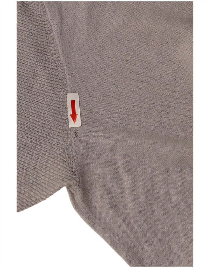 Polo da uomo Reiss in cotone grigio medio