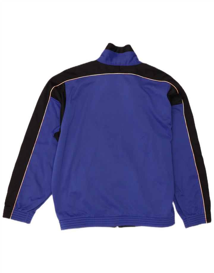 Giacca da tuta grafica da uomo Champion, piccola, in poliestere color block blu