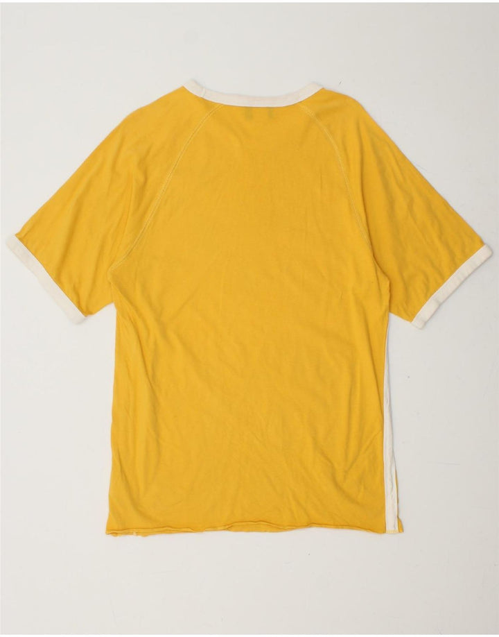 T-shirt grafica da uomo REEBOK Top in cotone giallo medio