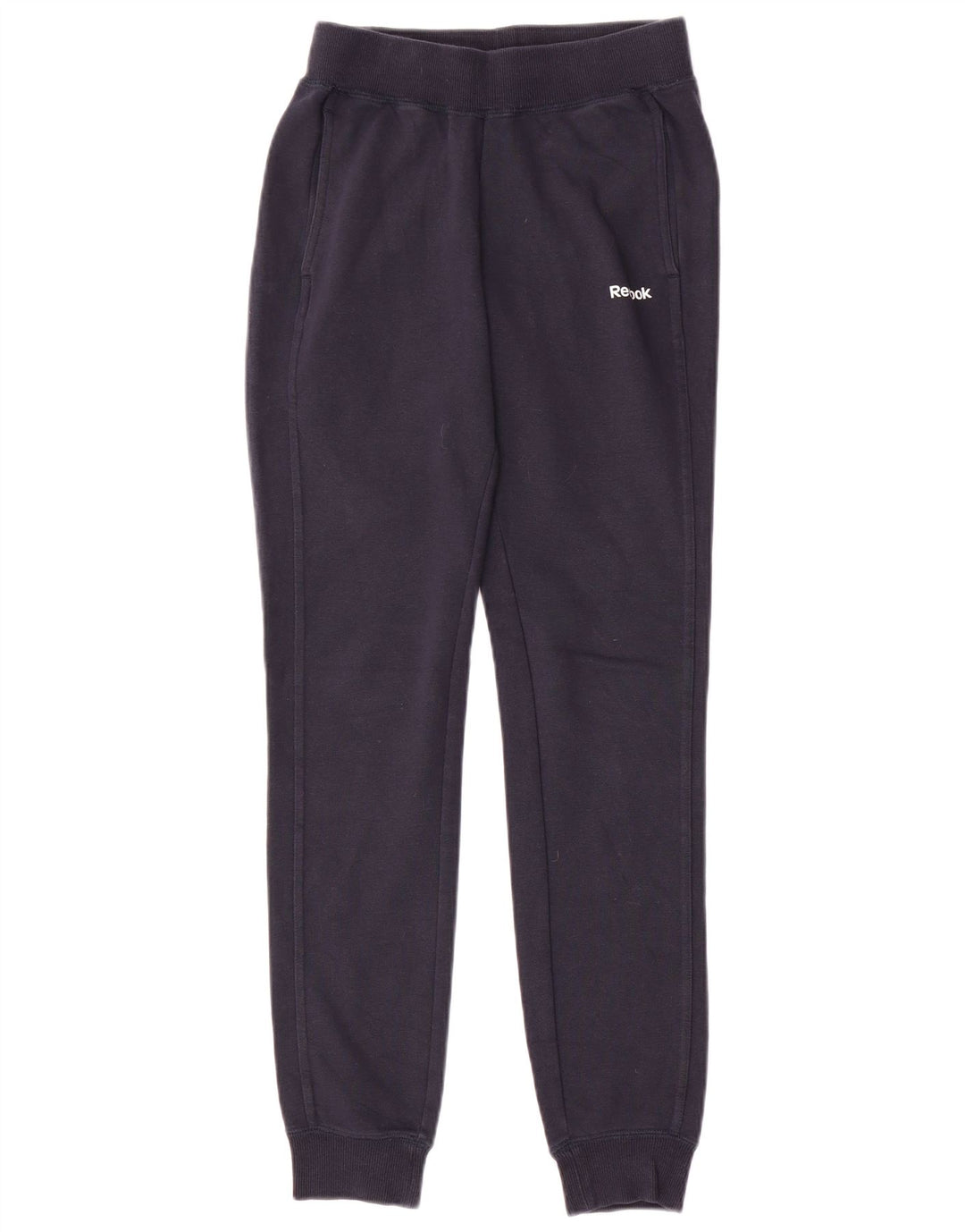 Pantaloni da tuta da donna REEBOK Joggers UK 0/2 2XS Blu Navy Cotone