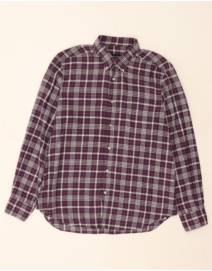 Camicia da uomo Massimo Dutti XL a quadri viola