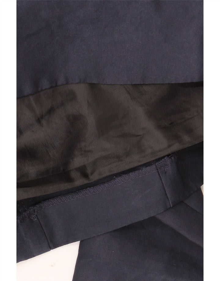 Soprabito da donna Zara UK 14 cotone blu navy medio