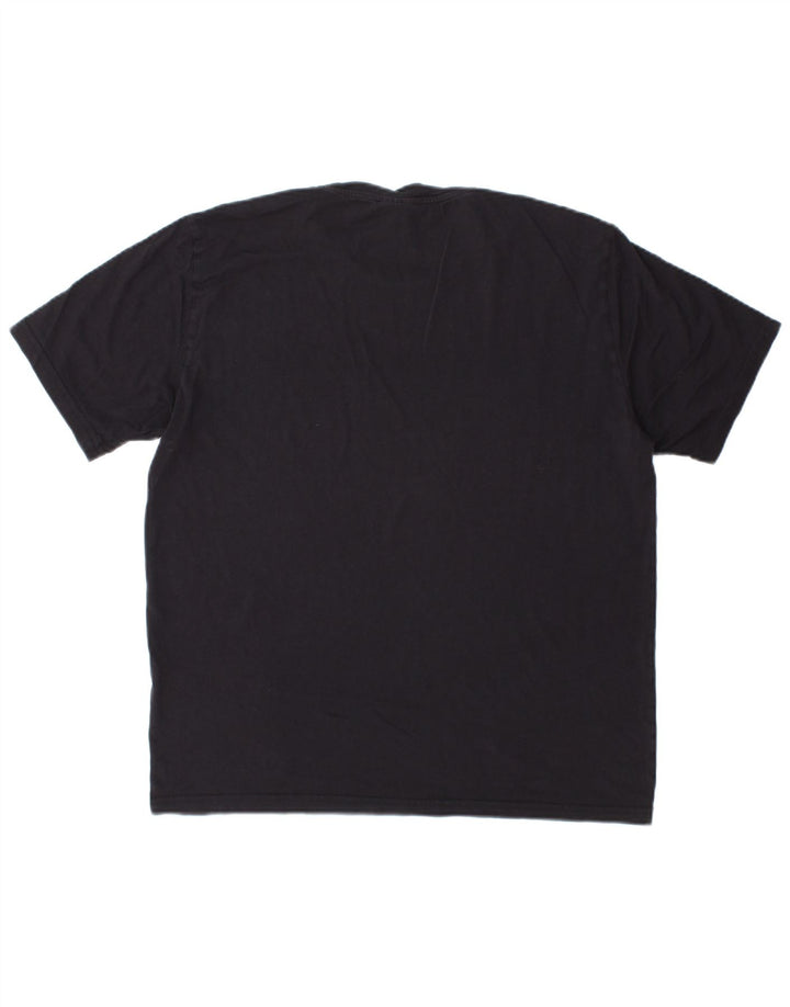T-shirt grafica da uomo Champion Top medio blu navy