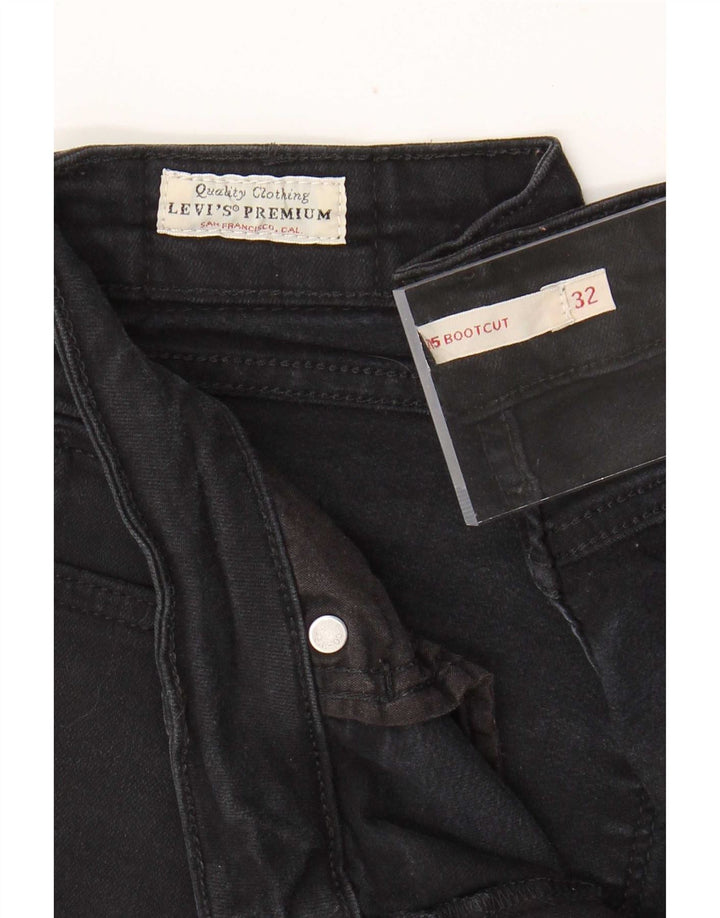 Jeans Levi's 715 Bootcut da donna W32 L30 cotone nero