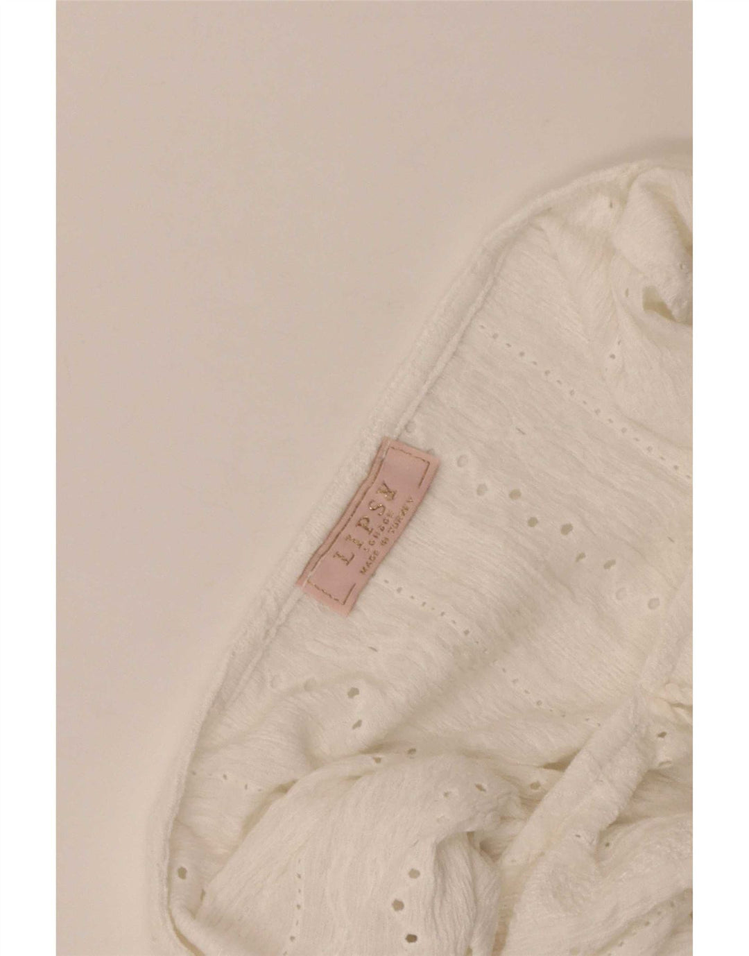 Abito caftano da spiaggia da donna Lipsy UK 8 piccolo bianco