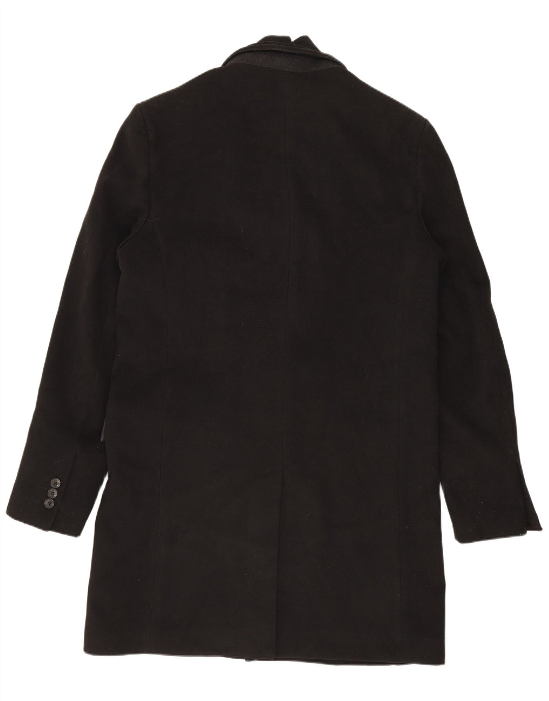 Cappotto da uomo Zara UK 38 poliestere nero medio