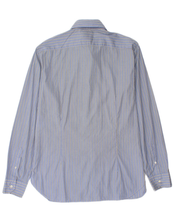Camicia da uomo in edizione limitata Massimo Dutti taglia 16 1/2 42 grandi righe blu