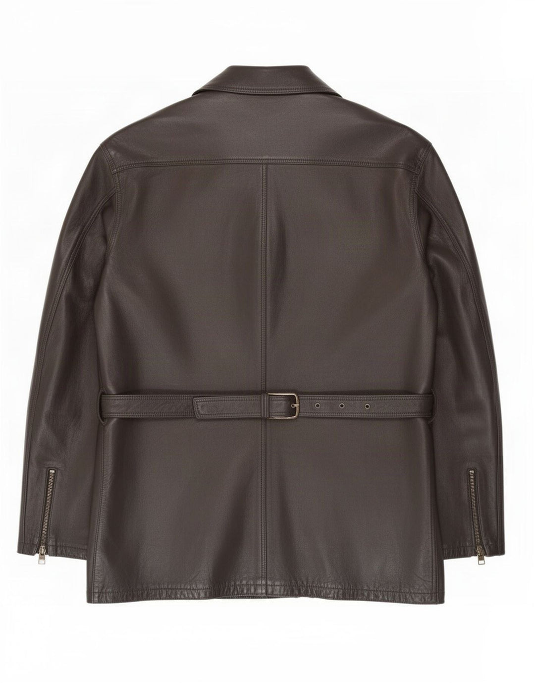 Giacca in pelle vintage da uomo UK 42 XL nera